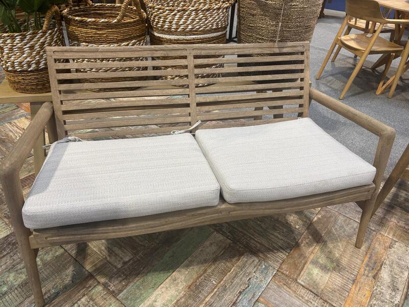 Teak Garden 2 Seater Bench