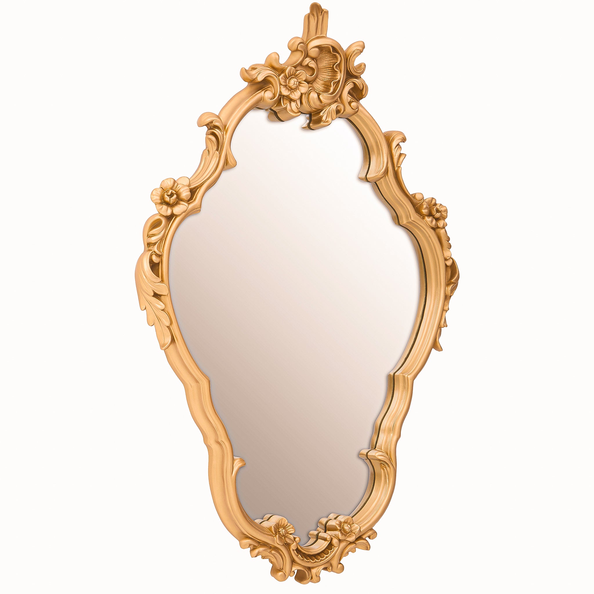 Valère Baroque Wall Mirror – Gold Gilded Frame