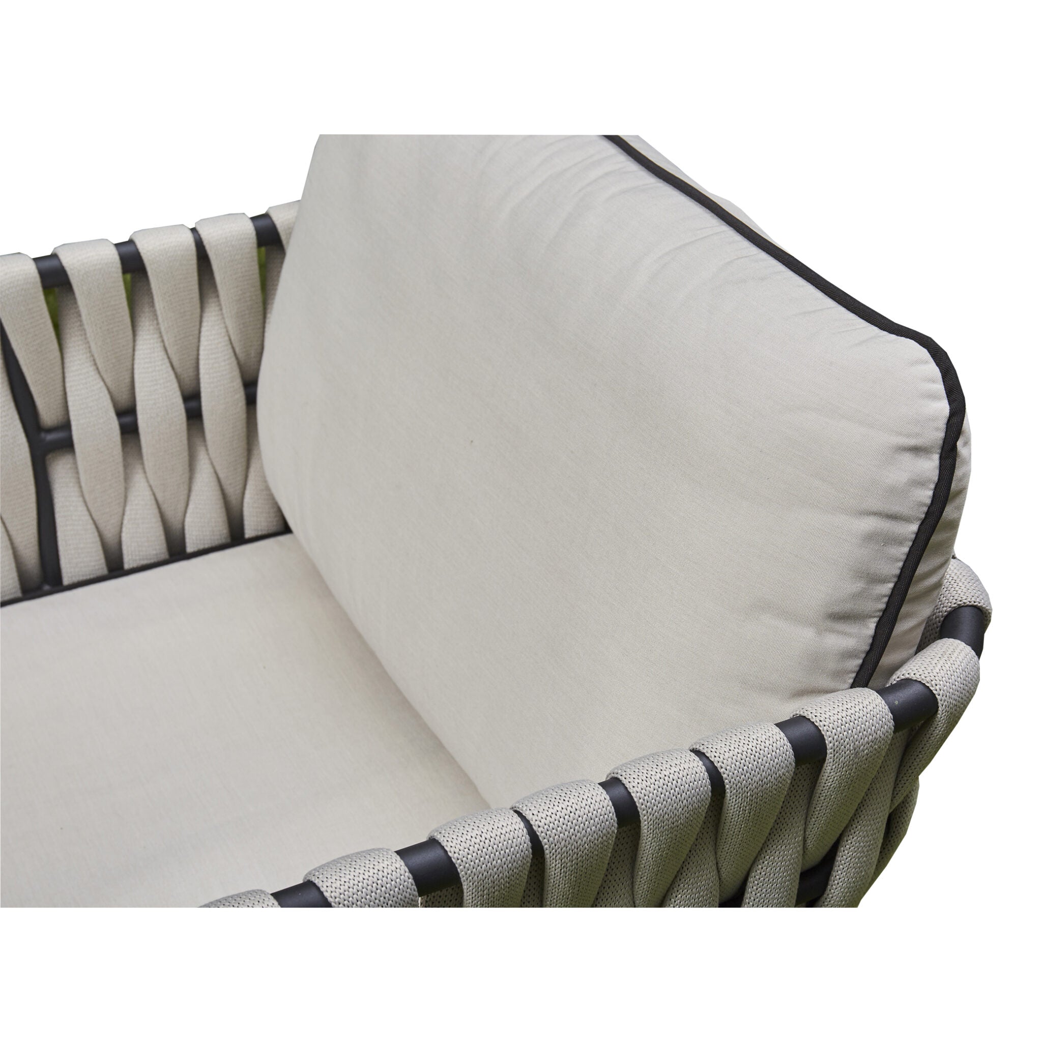 Aluminium & Rope Lounge Set
