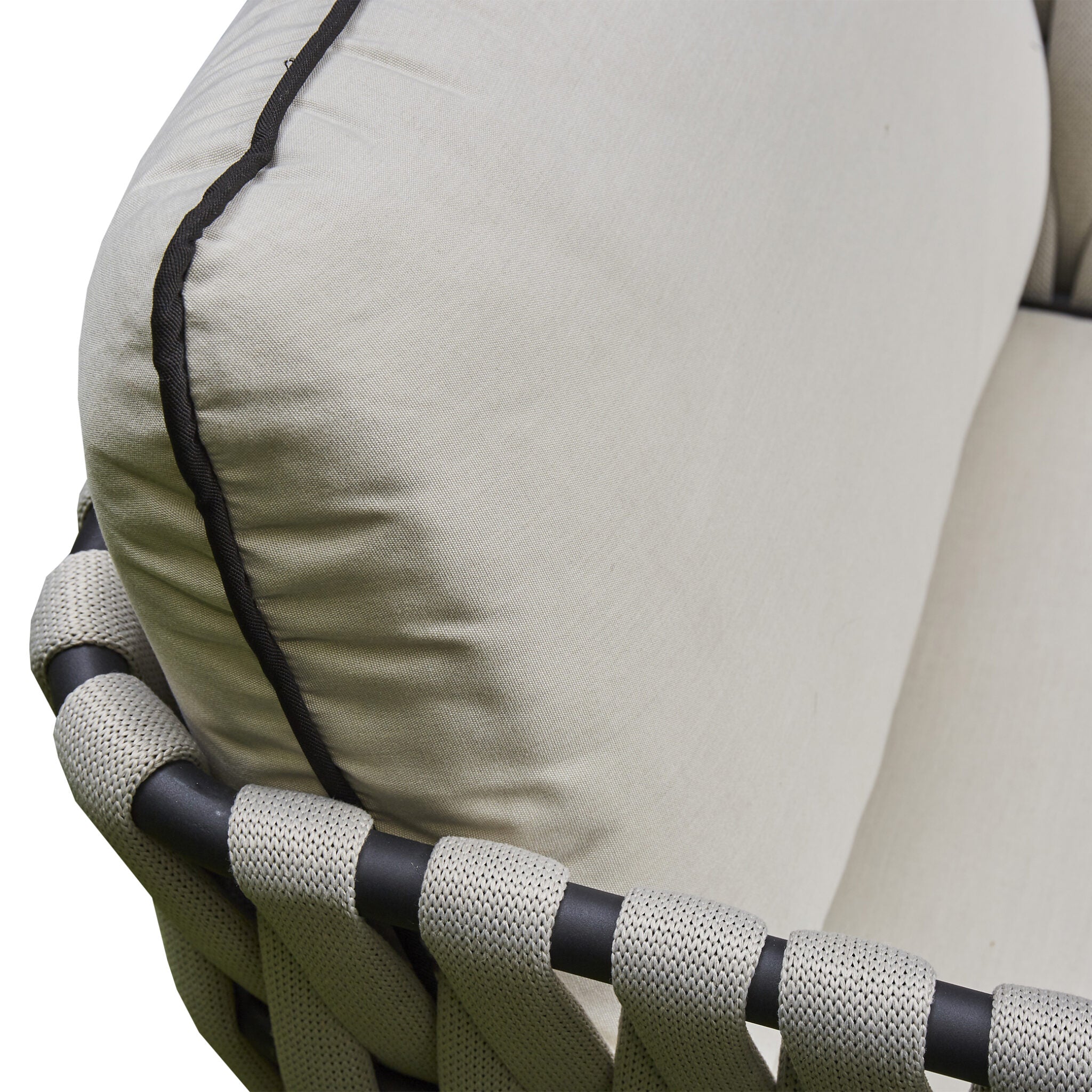 Aluminium & Rope Lounge Set