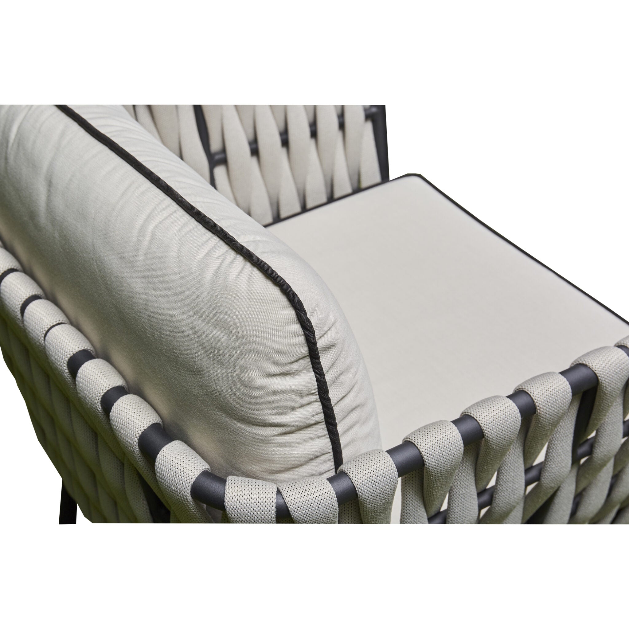 Aluminium & Rope Lounge Set