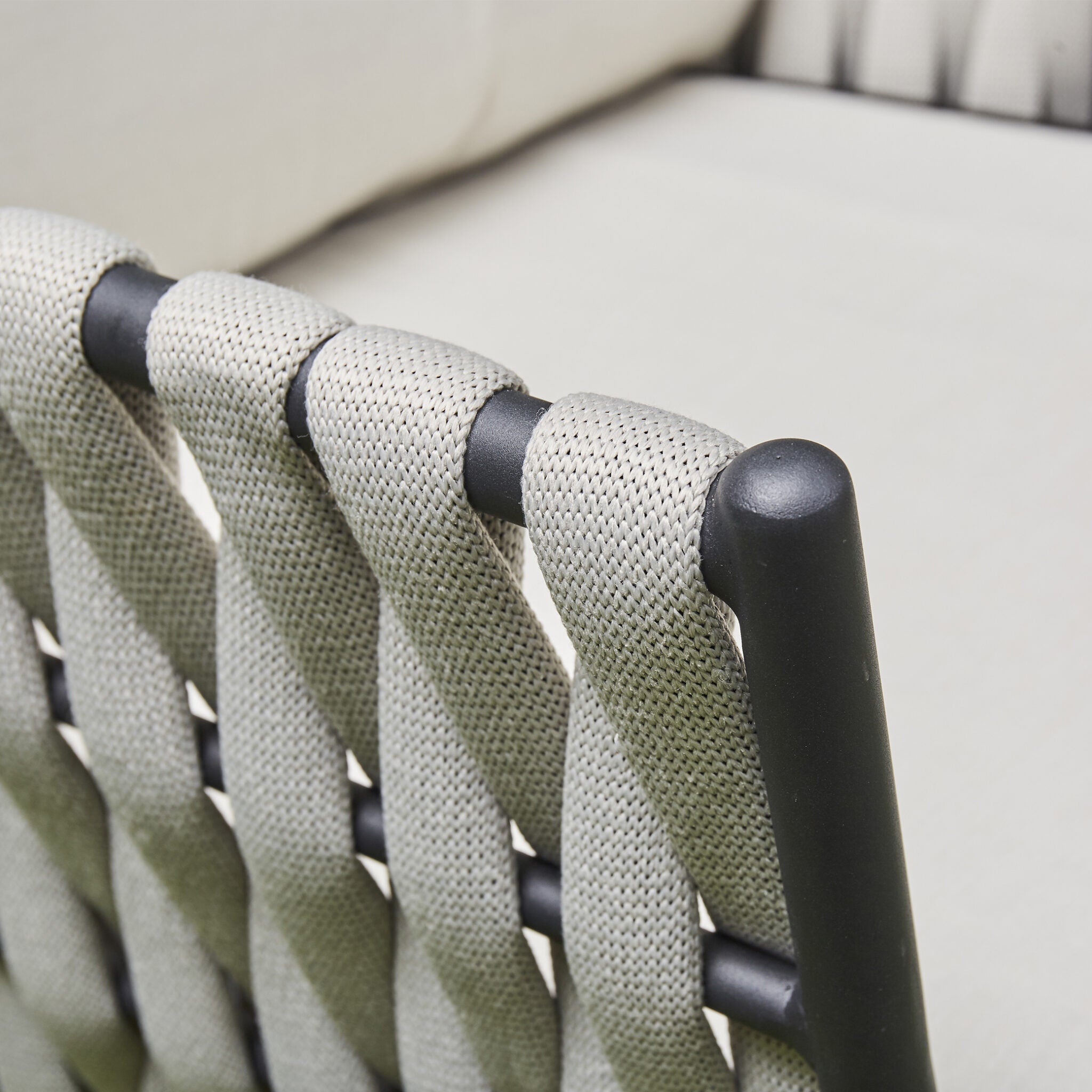 Aluminium & Rope Lounge Set