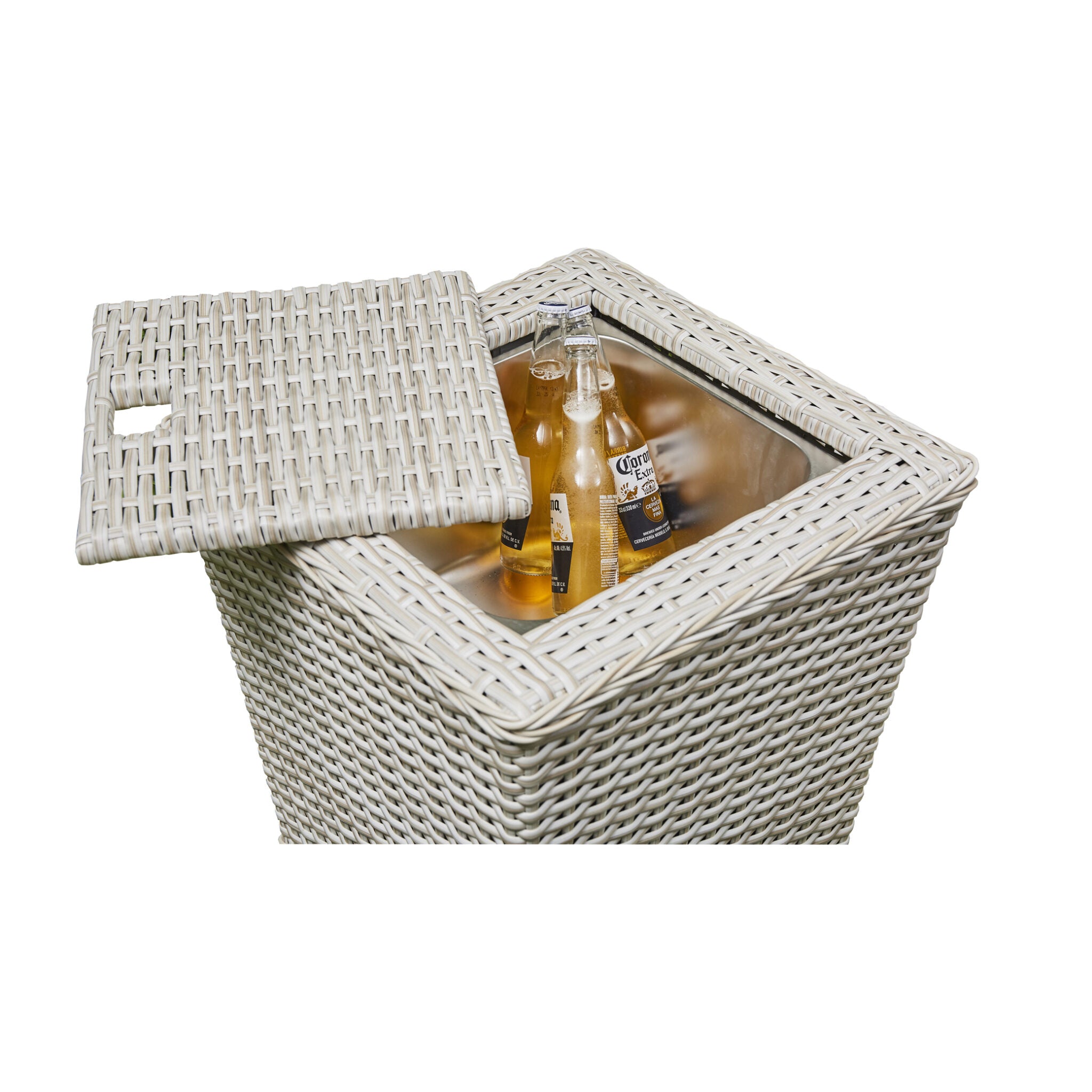 Corner Rising Firepit Dining Set