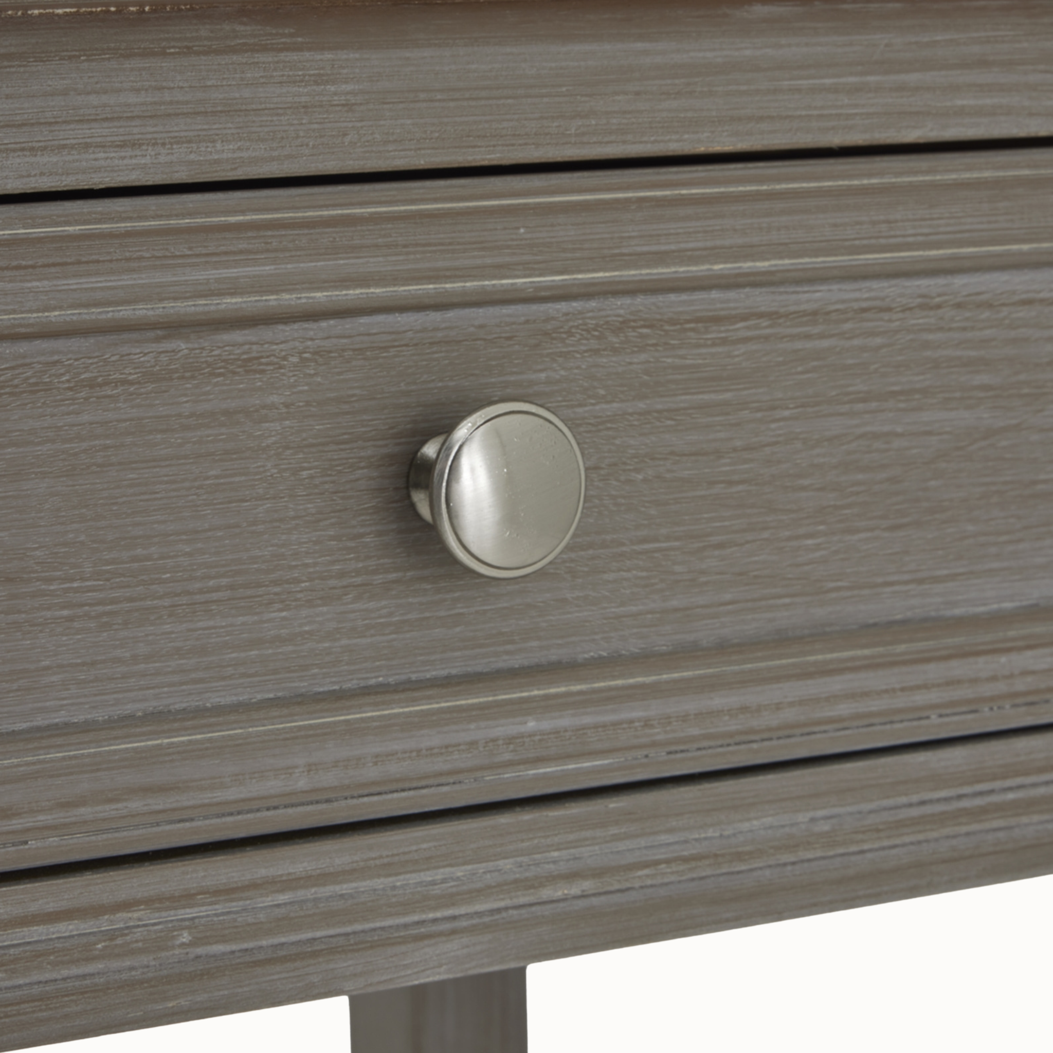 Camille Grey Wooden Console Table with Four Drawers