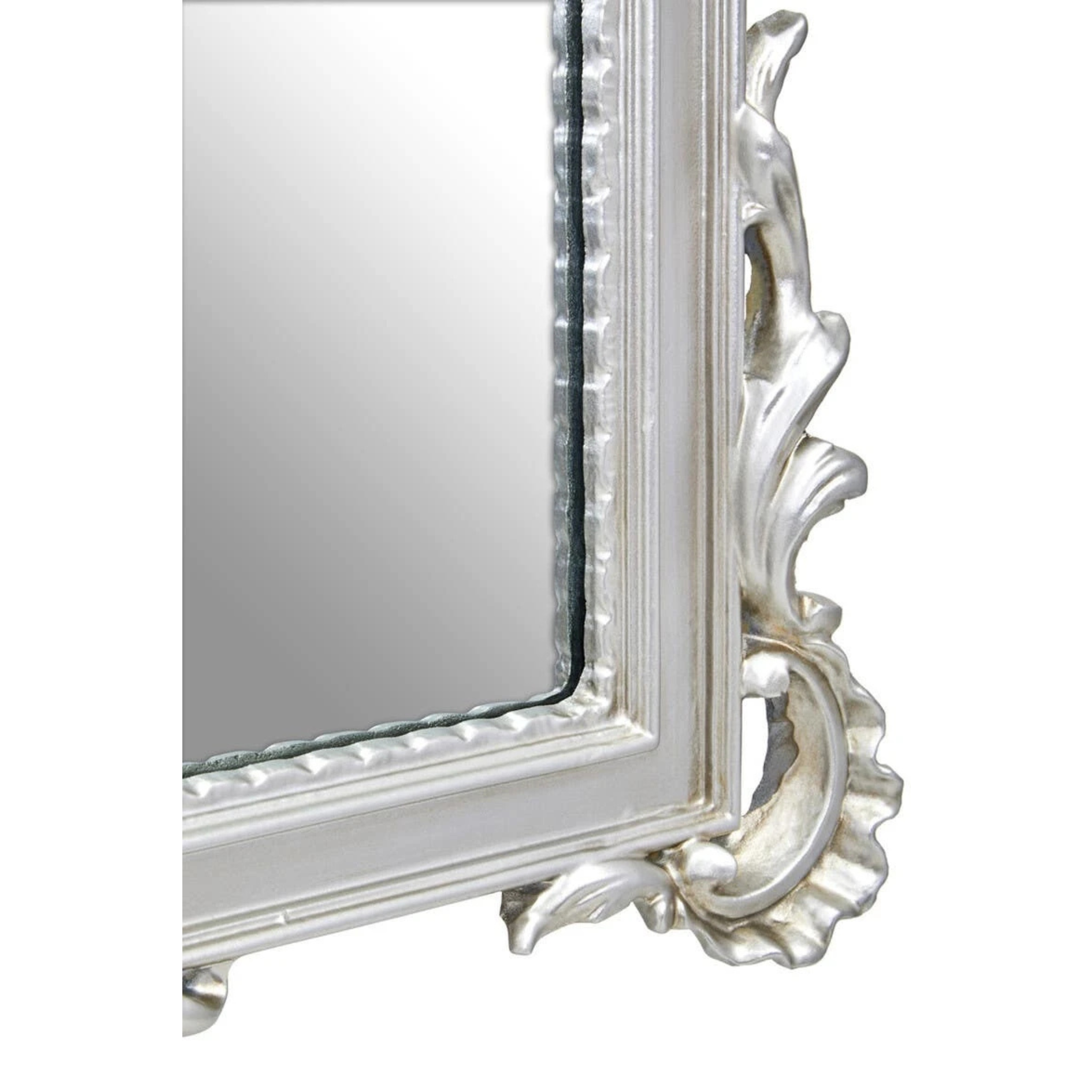 Aurelia Wall Mirror – Silver Frame Finish