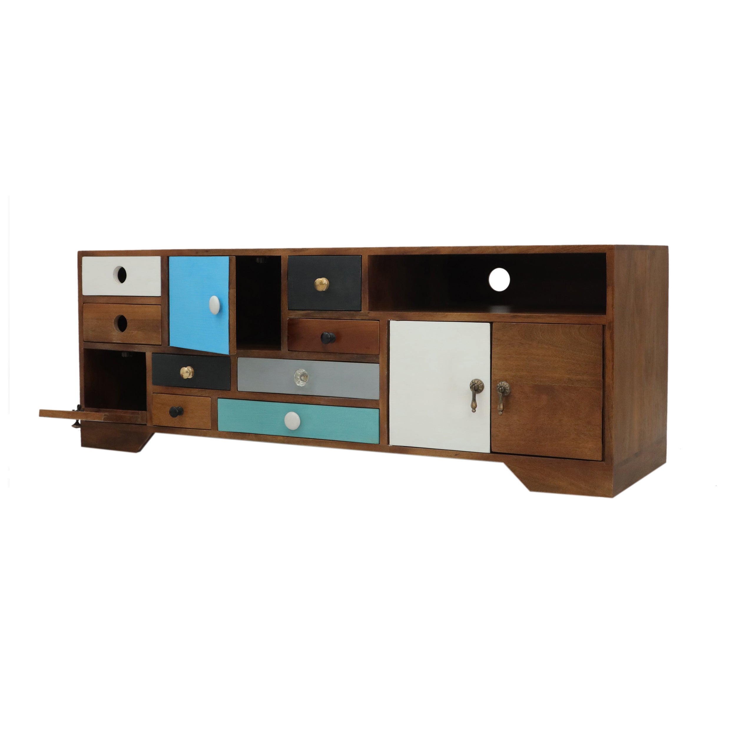 Colourful Jaipur Opus Media Unit with Drawers