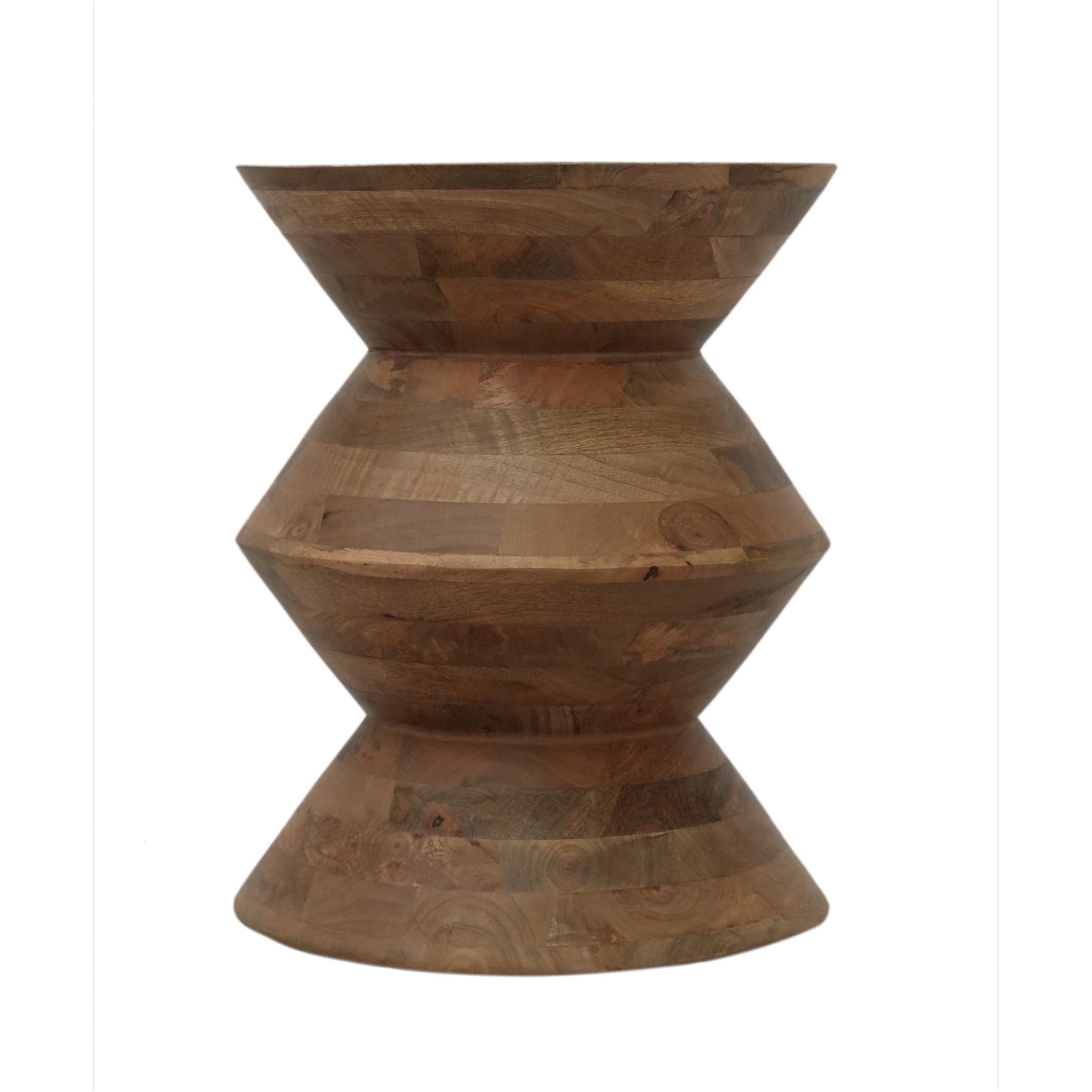 Madhurs, Mango Wood Side Table, Mango Wood Stool, Drum Stool, Drum Side Table, Jahvauns