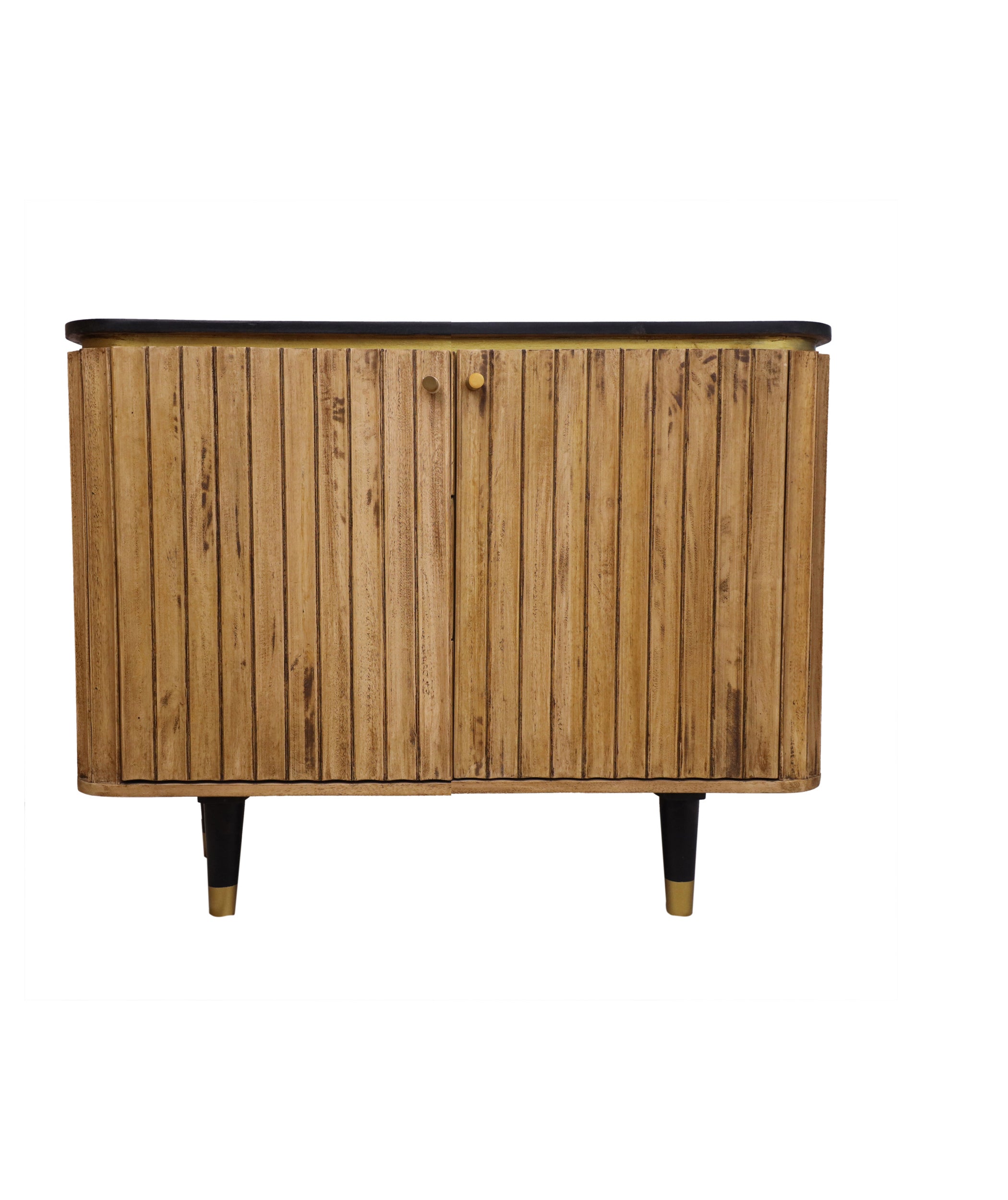 Harmara Curved Side Cabinet with 2 Doors