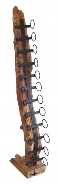 Large Teak Wine Rack