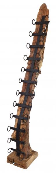 Large Teak Wine Rack