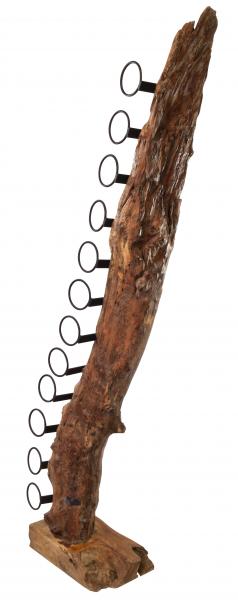 Large Teak Wine Rack