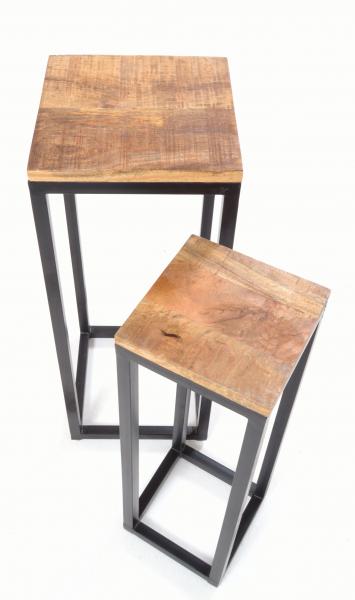 Old Empire Set of 2 Side Tables