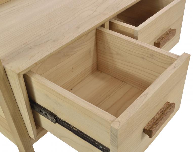 Shoreditch Bookcase With 2 Drawers