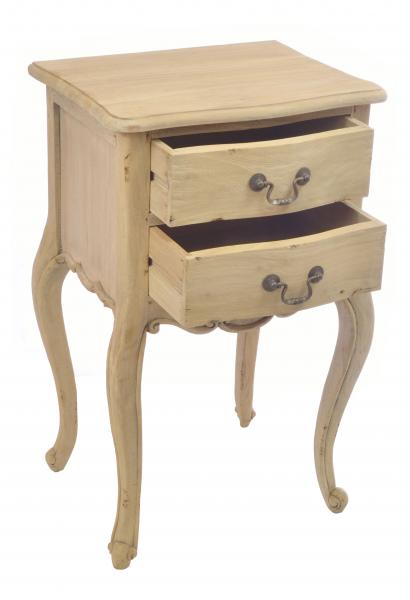 Vintage Side Table With 2 Drawers