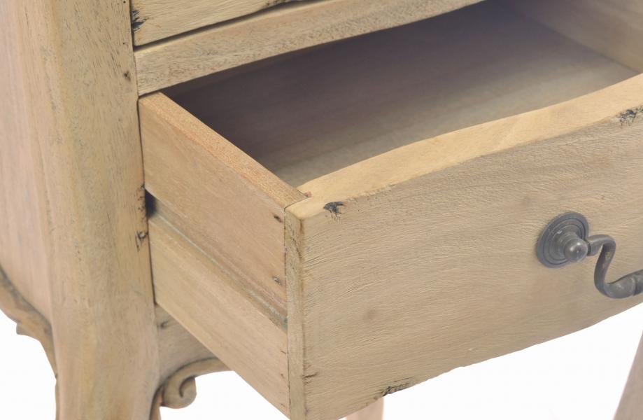 Vintage Side Table With 2 Drawers