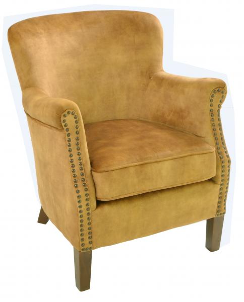 Cromarty Armchair In Vintage Gold