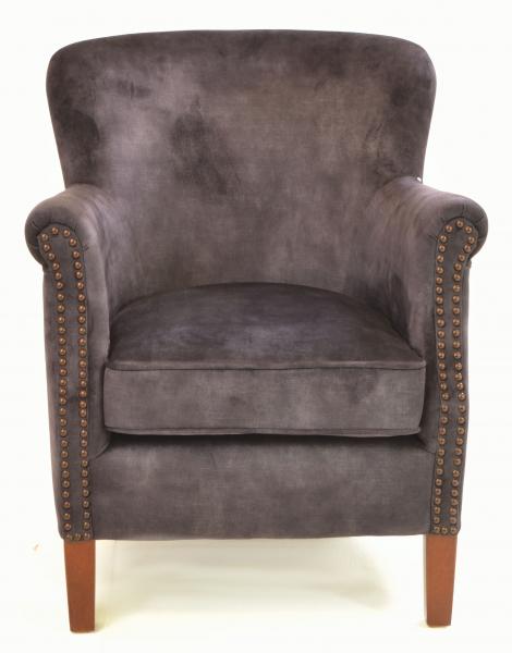 Cromarty Armchair In Vintage Charcoal