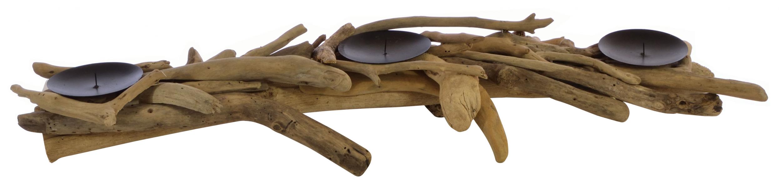 Driftwood Three Candle Table Runner