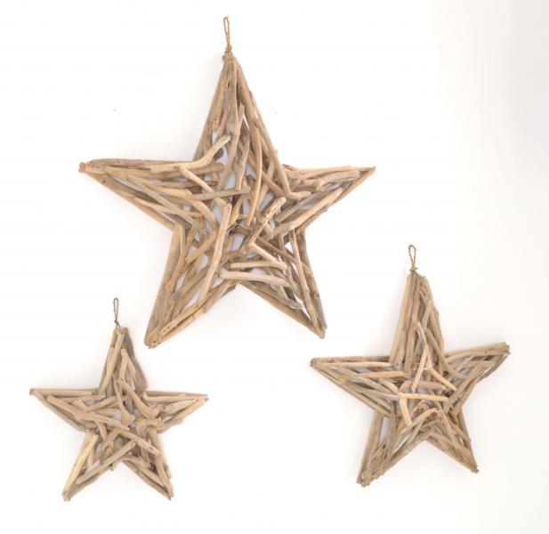 40cm Driftwood Star