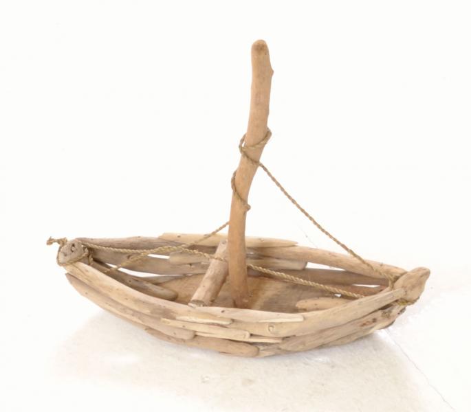 Small Driftwood Boat