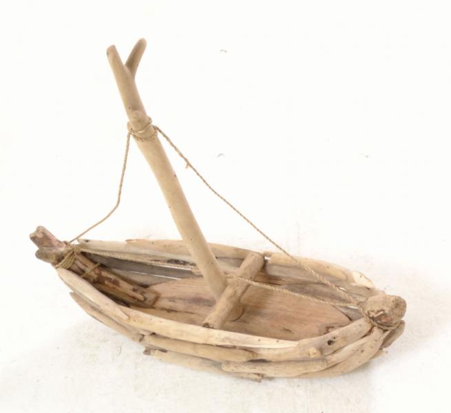 Large Driftwood Sailing Boat