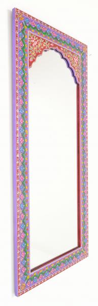 Tall Hand Painted Indian Mirror