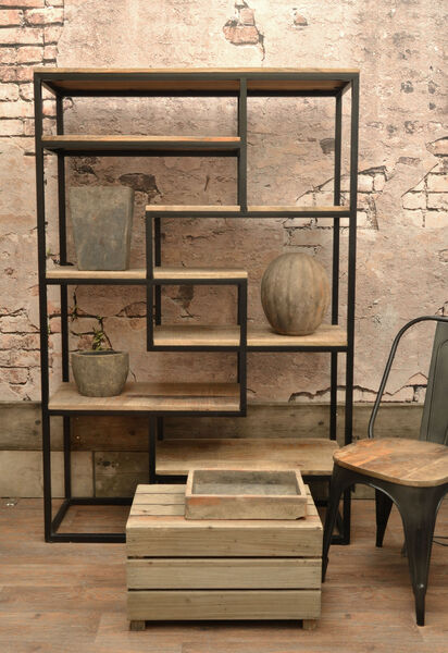 Old Empire Large Open Bookcase