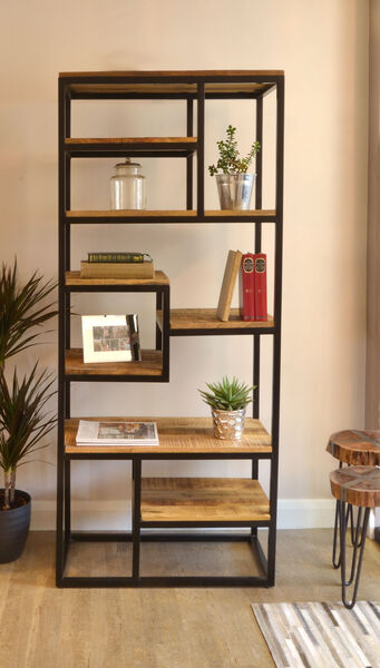 Old Empire Open Bookcase