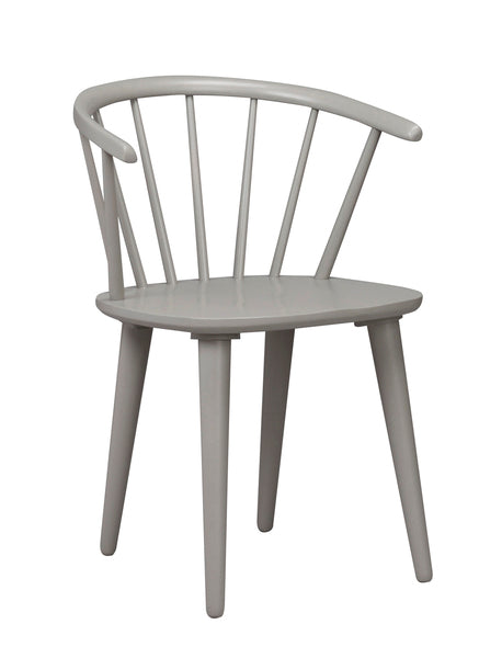 Grey Stick Back Wooden Scandi Carmen Chair