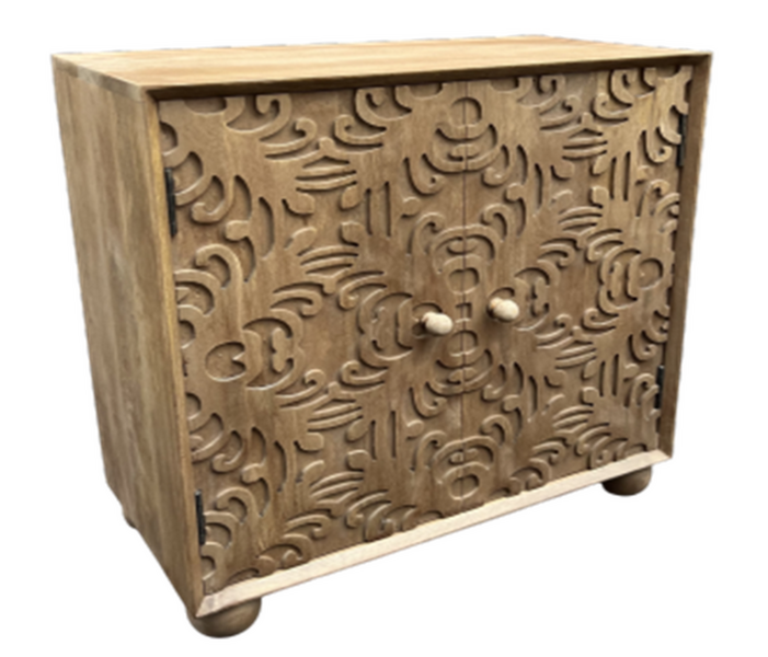 The Olivia Carved Mango Sideboard