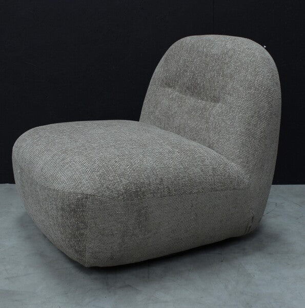 Sienna Oversized Swivel Chair In Boucle Amber, Boucle Olive, & Boucle Stone