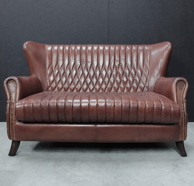 Vintage Leather 2 Seater Aston Sofa