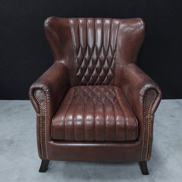 Vintage Leather Aston Armchair