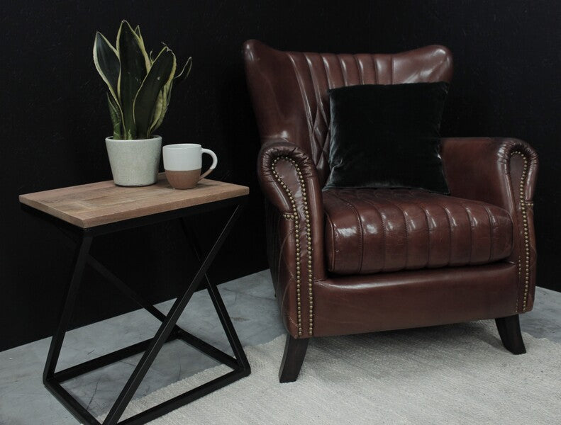 Vintage Leather Aston Armchair