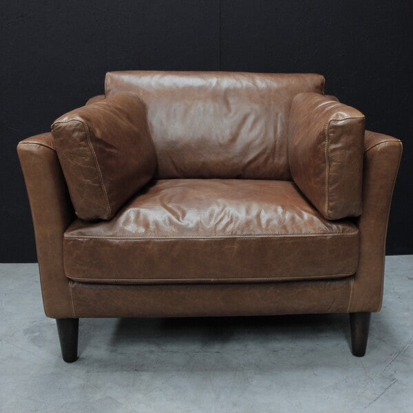 Vintage Leather Adina Armchair