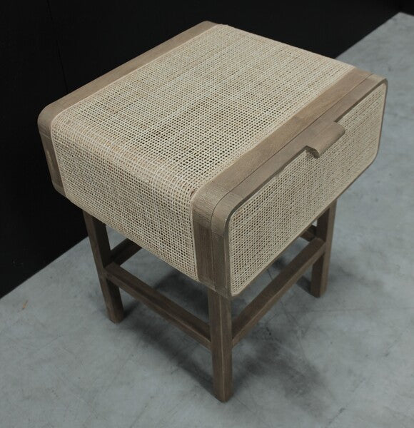 Rattan Bedside