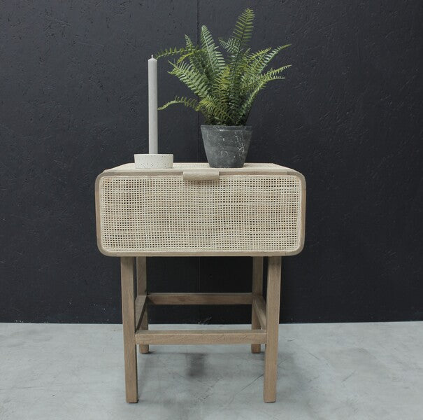 Rattan Bedside