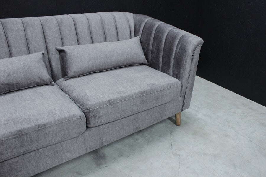 Melbah 2 Seater Sofa In Graphite and Winter Moss