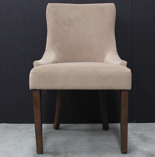 Scott Dining Chair In Velvet Dark Grey, Velvet Midnight, & Velvet Hazelnut