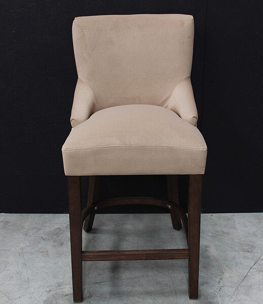 Scott Bar Stool In Velvet Hazelnut