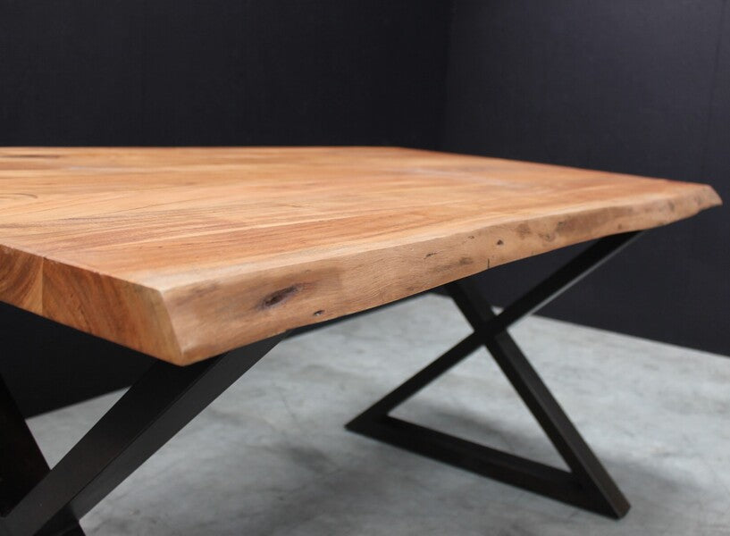 Old Empire 1.6m Cross Legged Dining Table