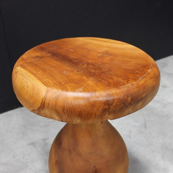 Teak Mushroom Stool