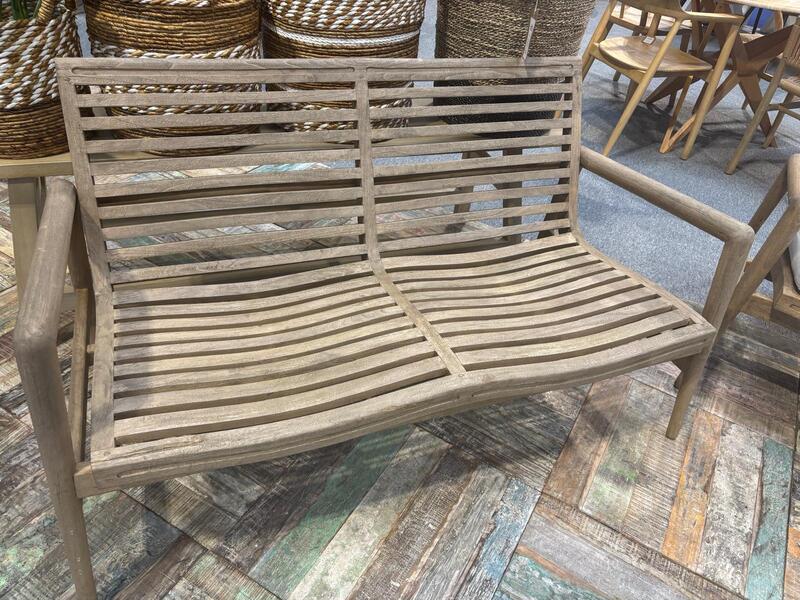 Teak Garden 2 Seater Bench