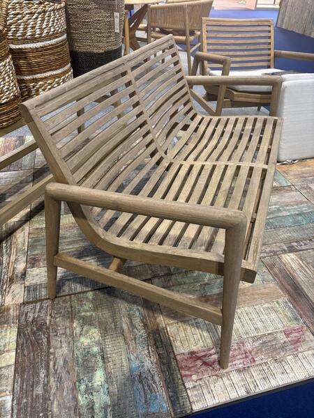 Teak Garden 2 Seater Bench