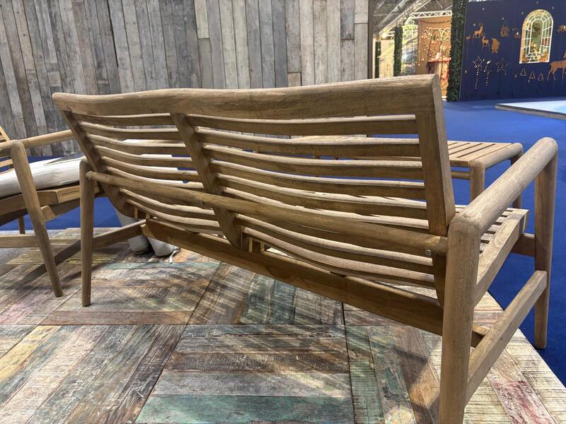 Teak Garden 2 Seater Bench