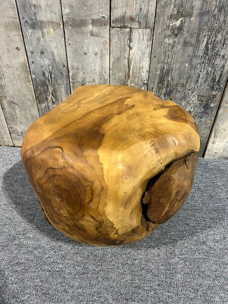 Teak Ball Stool