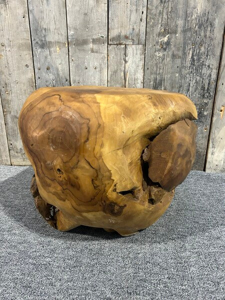 Teak Ball Stool