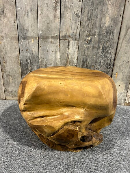 Teak Ball Stool
