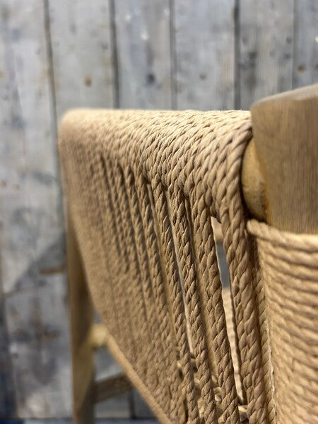 Rattan Curved Back Dining Chair