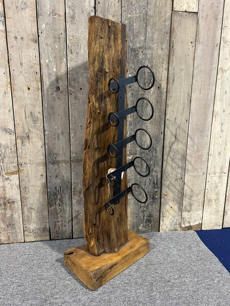 Small Teak Wine Rack